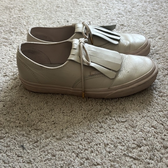 VANS UNISEX FRINGE DX - LEATHER (PINK / WHISPER / GOLD) Golf Size 8/9.5‎ - Picture 4 of 7